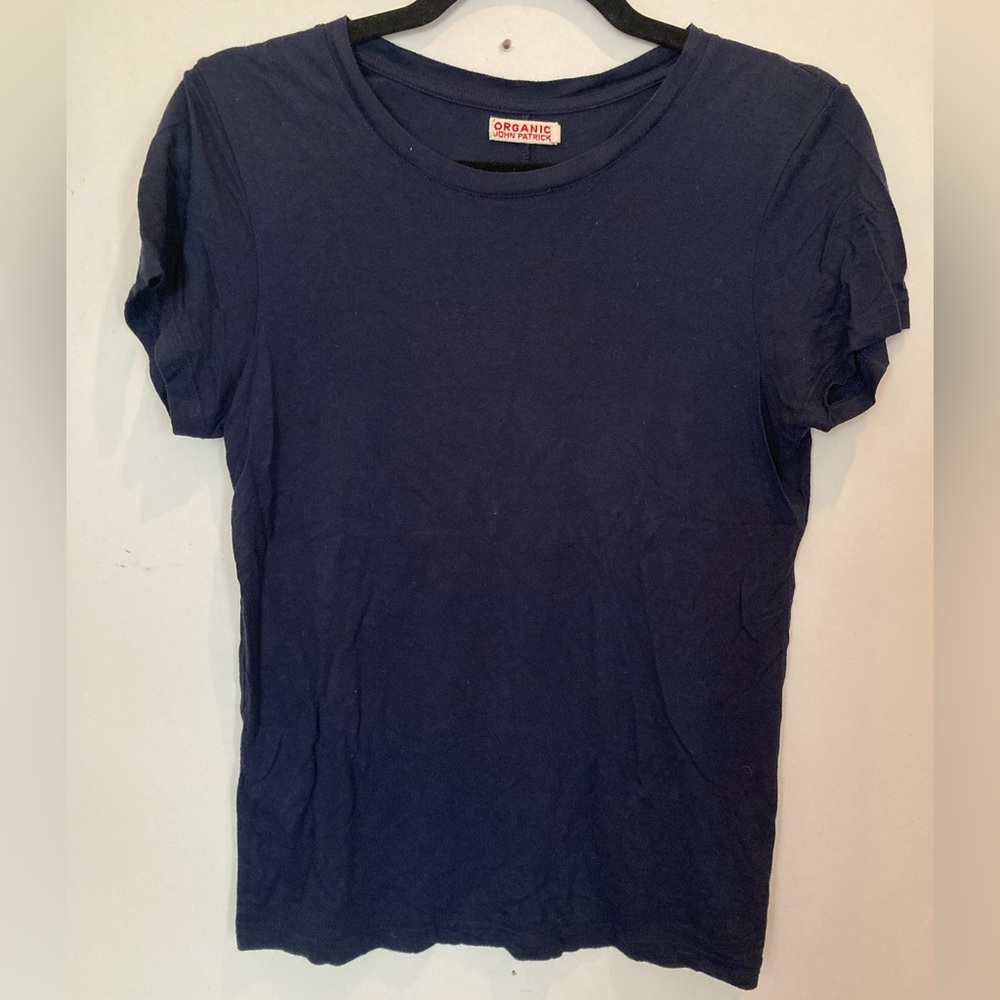 John Patrick Organic Blue Short Sleeve Tee
